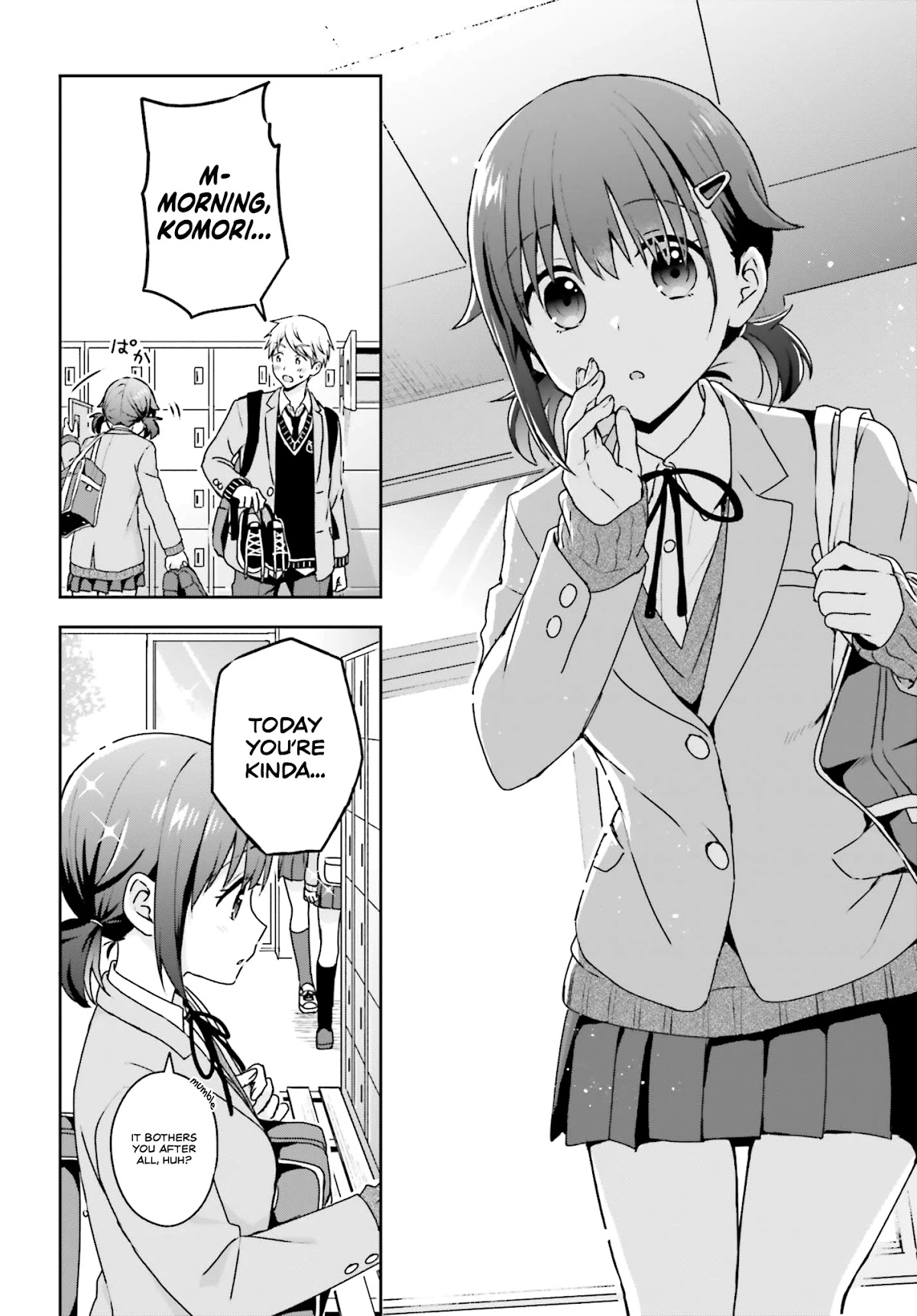 The quiet Komori-san and the loud Oobayashi-kun Chapter 8 page 2 - Chapter 8