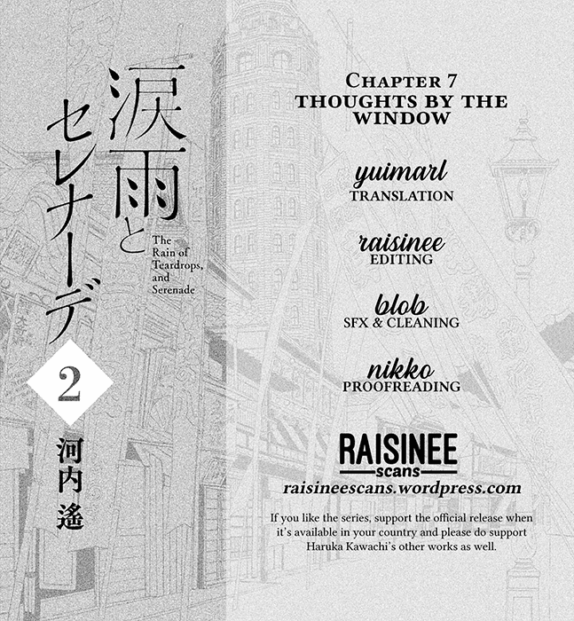 The Rain of Teardrops and Serenade Chapter 7 page 1 - Chapter 7: Thoughts by the Window
