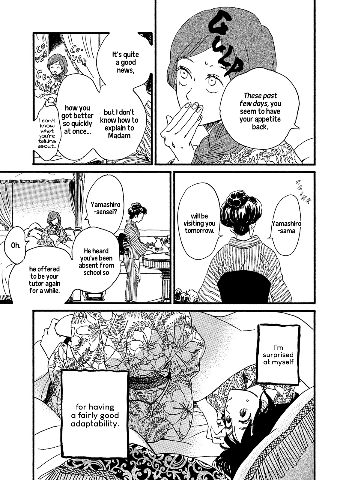 The Rain of Teardrops and Serenade Chapter 7 page 4 - Chapter 7: Thoughts by the Window