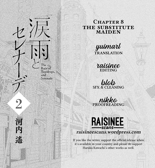 The Rain of Teardrops and Serenade Chapter 8 page 1 - Chapter 8: The Substitute Maiden