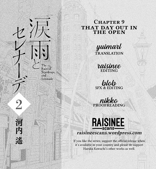 The Rain of Teardrops and Serenade Chapter 9 page 1 - Chapter 9: That Day Out in the Open
