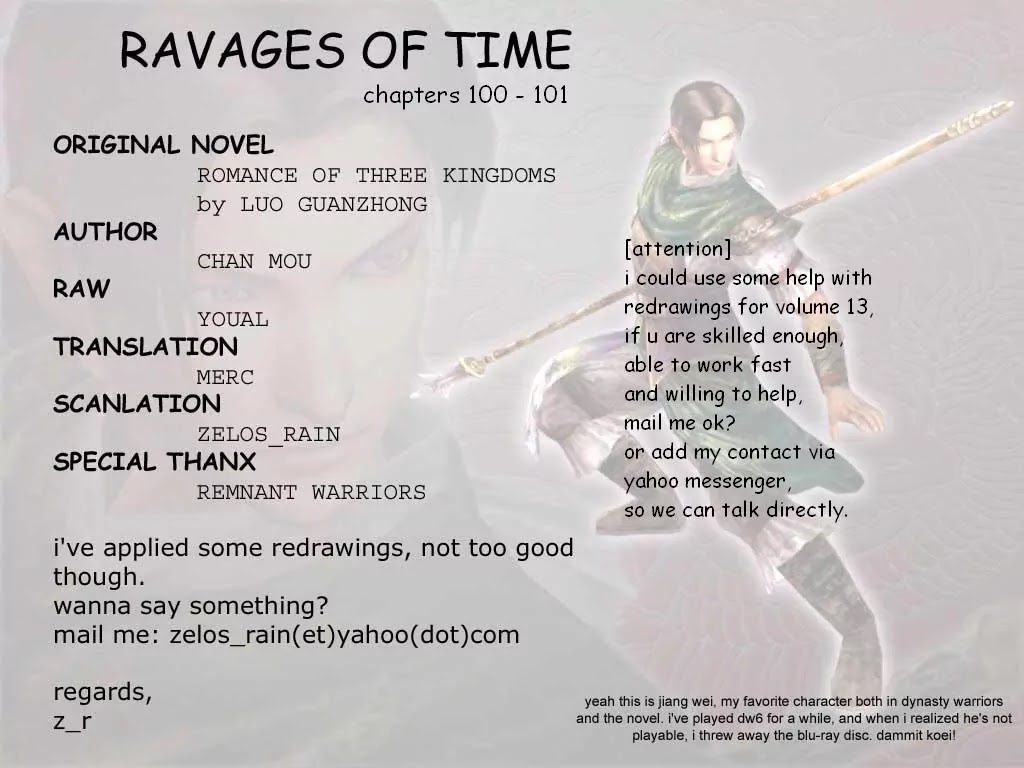 The Ravages of Time Chapter 101 page 1 - Chapter 101: Cao