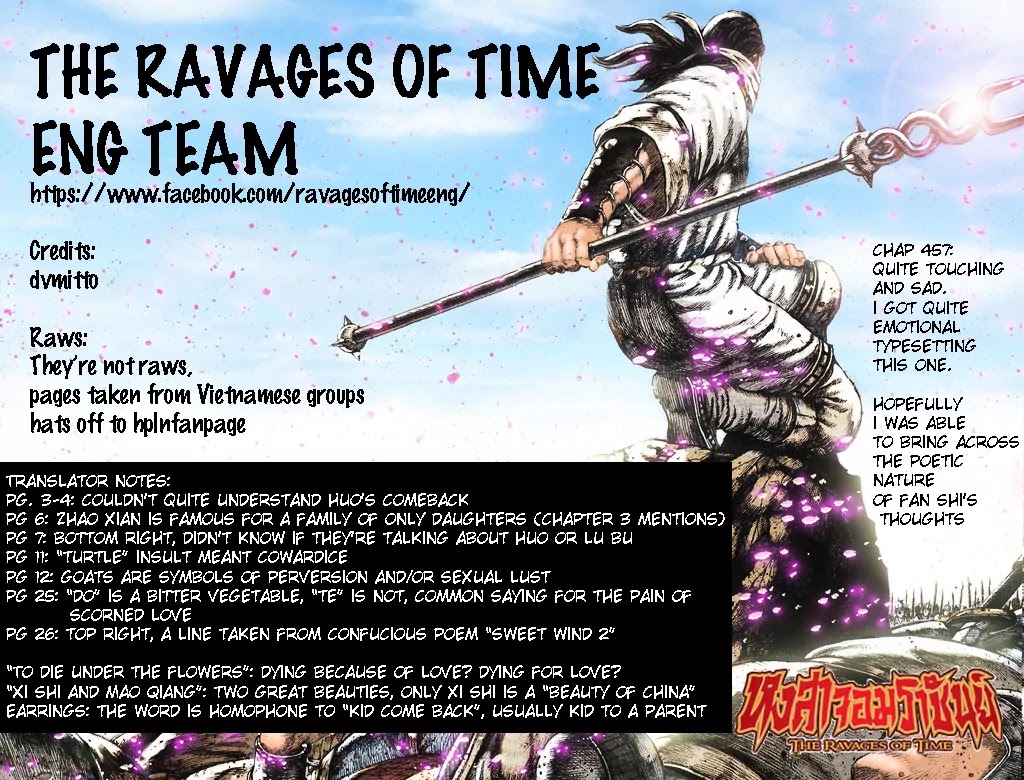 The Ravages of Time Chapter 457 page 1 - Chapter 457: Mao Qiang Xi Shi