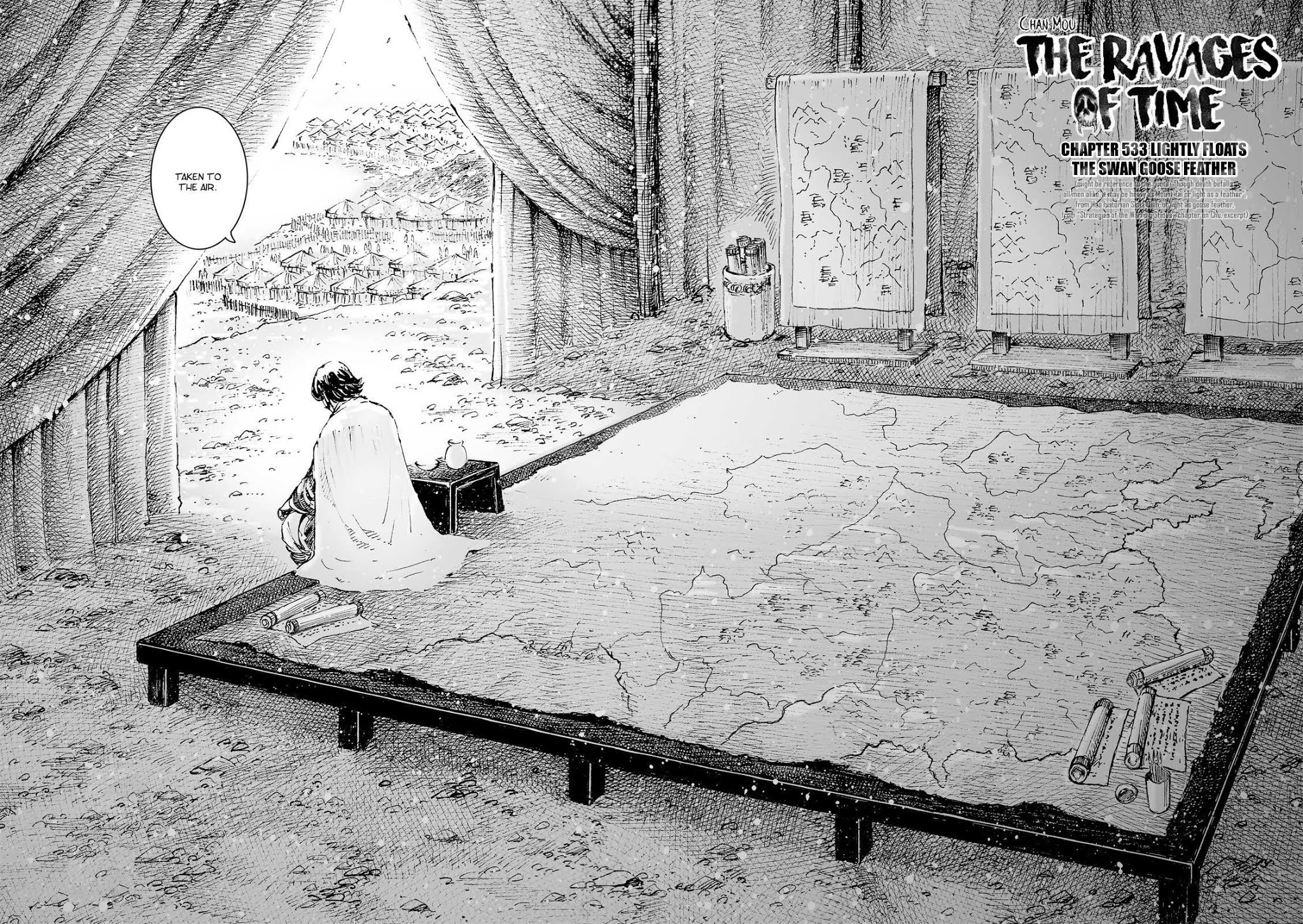 The Ravages of Time Chapter 533 page 3 - Chapter 533: Lightly Floats The Swan Goose Feather