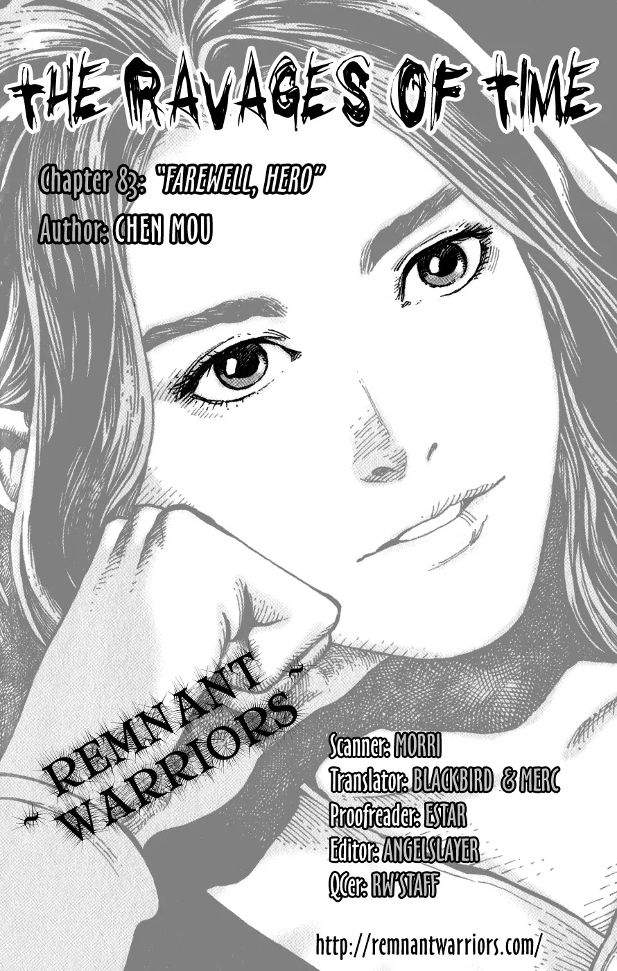 The Ravages of Time Chapter 83 page 1 - Chapter 83: Farewell, Hero
