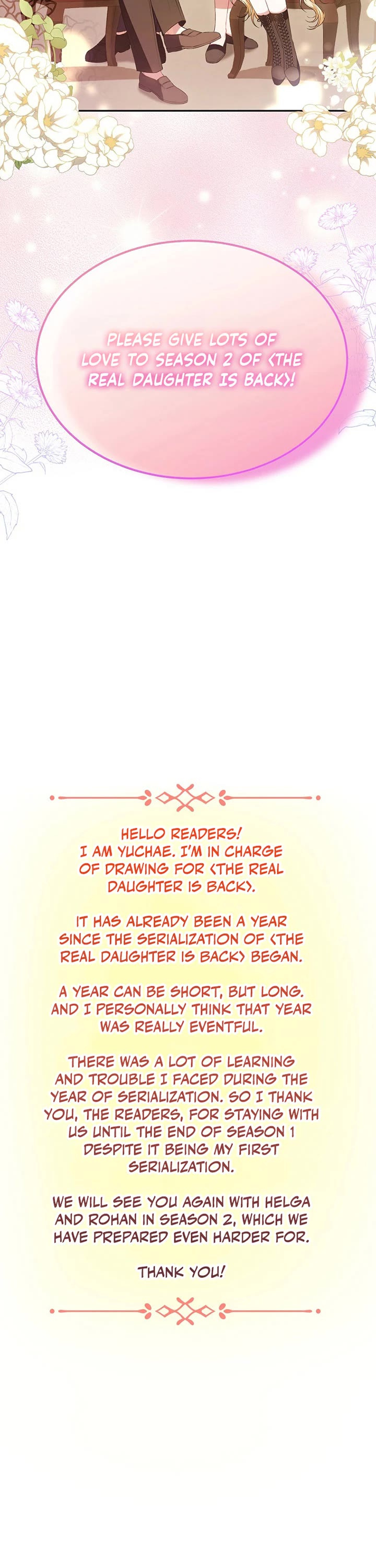 The Real Daughter Is Back Chapter 72 page 52 - Chapter 72: Season 1 End