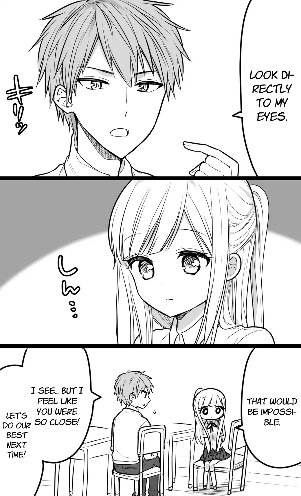 The Reason Why I Can't Look at His Eyes Directly Chapter 1 page 1 - Chapter 1: The Reason Why I Can't Look at His Eyes Directly