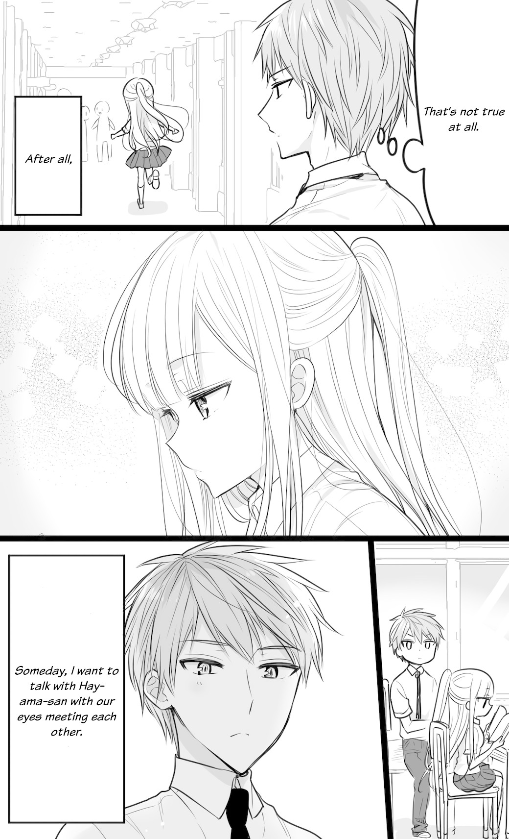 The Reason Why I Can't Look at His Eyes Directly Chapter 2 page 3 - Chapter 2: The Reason Why I Want Our Eyes to Meet