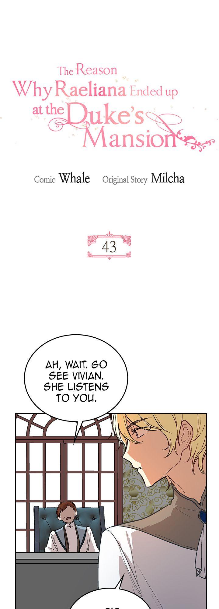 The Reason Why Raeliana Ended up at the Duke's Mansion Chapter 43 page 5 - Chapter 43
