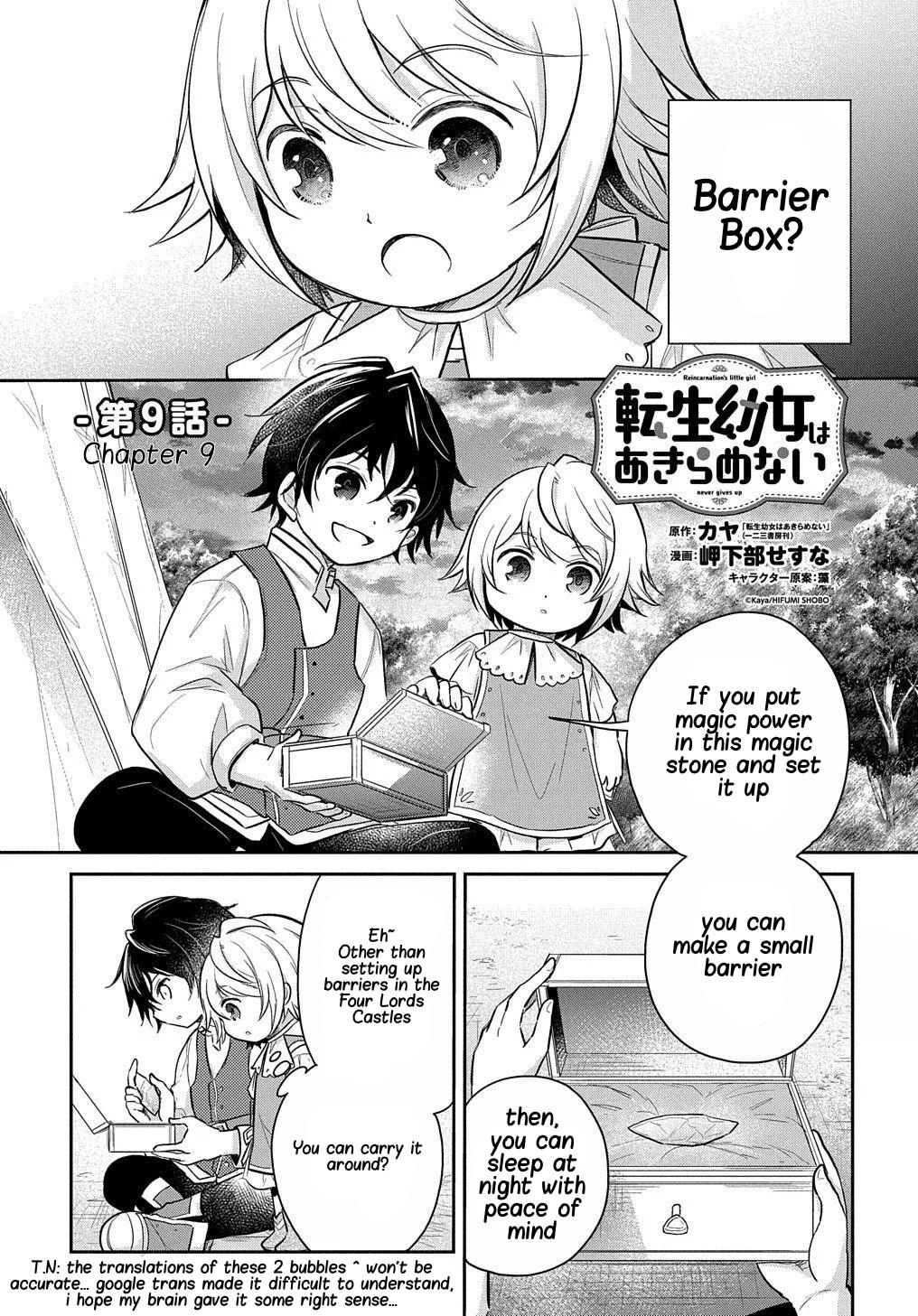 The Reborn Little Girl Won't Give Up Chapter 9 page 2 - Chapter 9