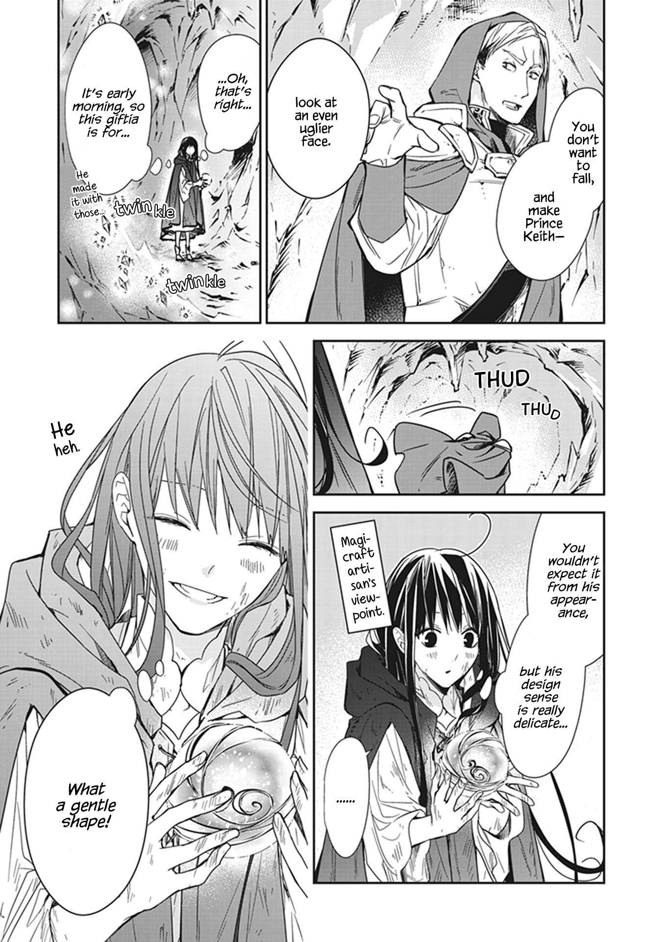 The Reborn Witch Foretells Destruction Chapter 6 page 36 - Chapter 6: The Unbearable Past, Resolve, and the Curse of Words