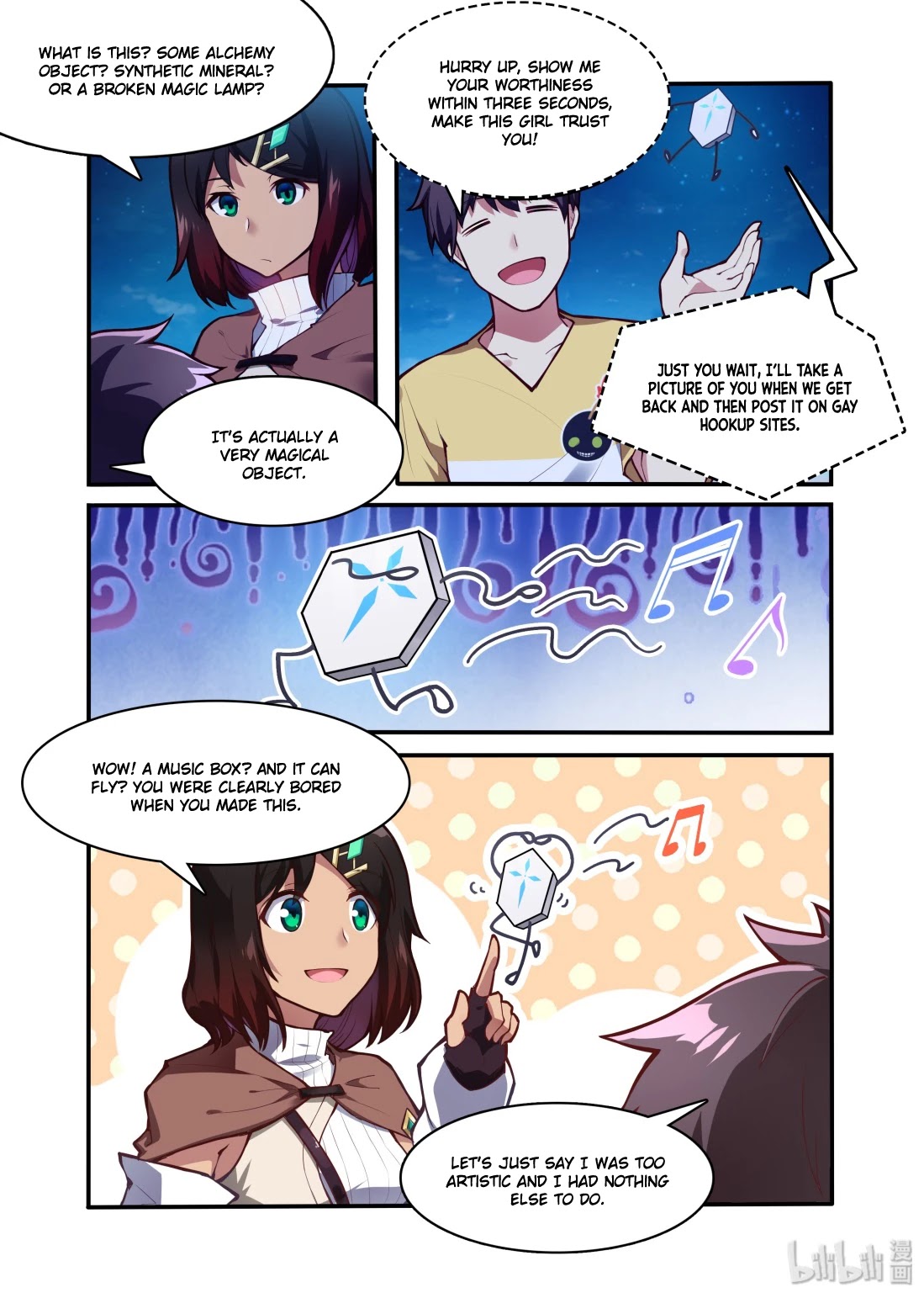 The Record of Unusual Creatures Chapter 45 page 10 - Chapter 45: Dreams of the odd world arc - entering dream