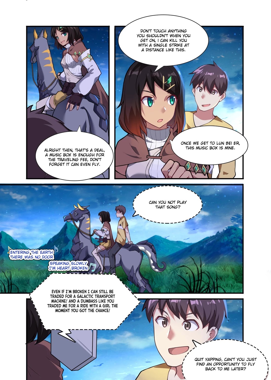 The Record of Unusual Creatures Chapter 45 page 11 - Chapter 45: Dreams of the odd world arc - entering dream