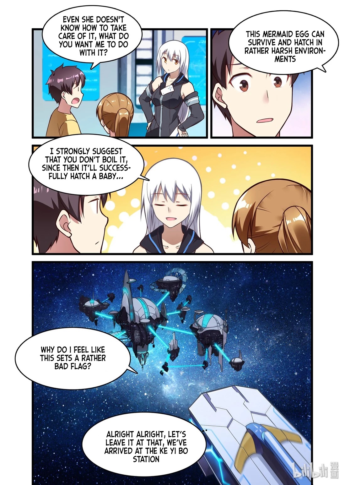 The Record of Unusual Creatures Chapter 49 page 14 - Chapter 49: Dreams of the odd world arc - bringing the egg back