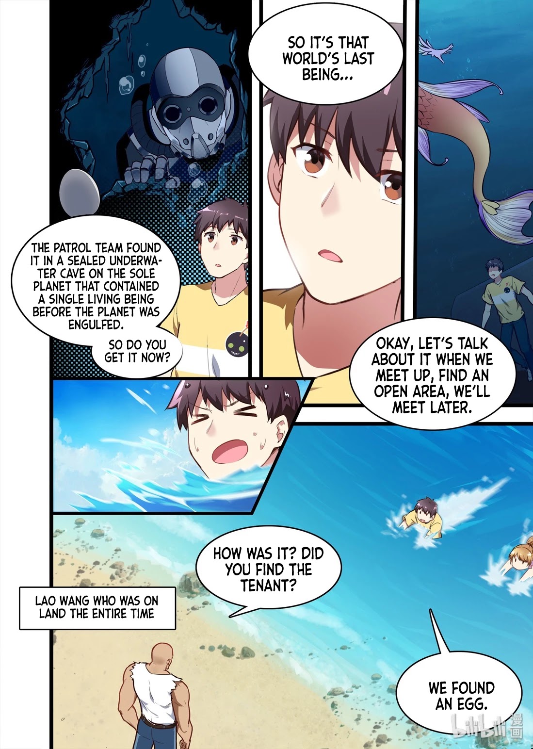 The Record of Unusual Creatures Chapter 49 page 3 - Chapter 49: Dreams of the odd world arc - bringing the egg back