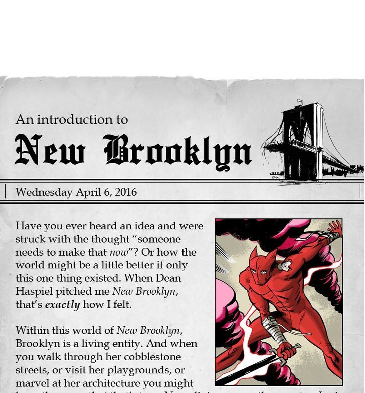 The Red Hook Chapter 0 page 1 - Chapter 0 : An Introduction to New Brooklyn