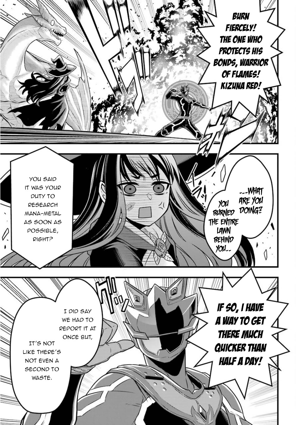 The Red Ranger Becomes an Adventurer in Another World Chapter 1 page 24 - Chapter 1: Ranger Red And The Wizard