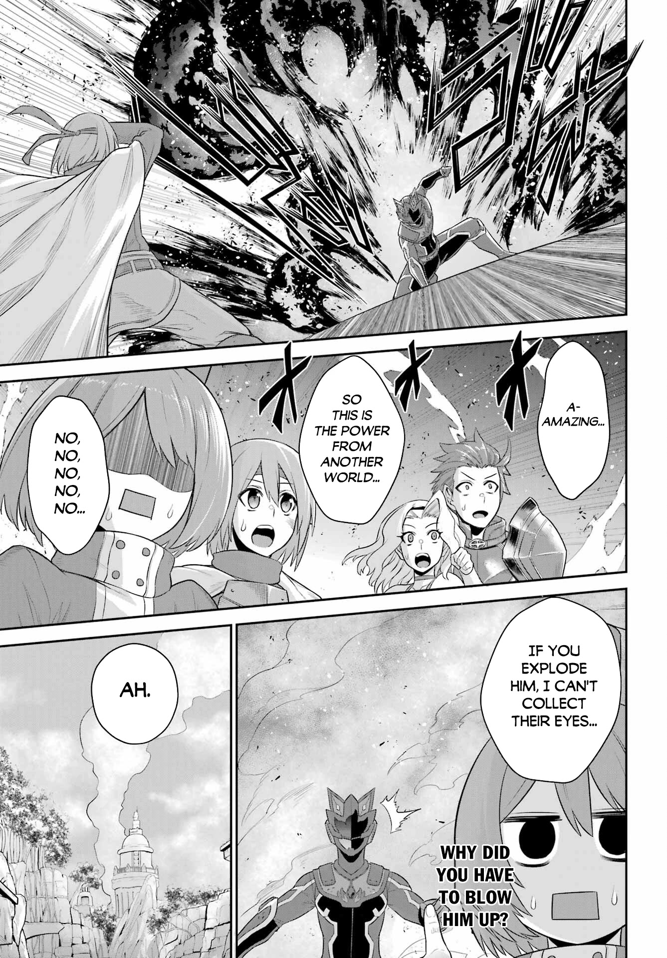 The Red Ranger Becomes an Adventurer in Another World Chapter 17 page 32 - Chapter 17: Red Ranger and His First Adventure