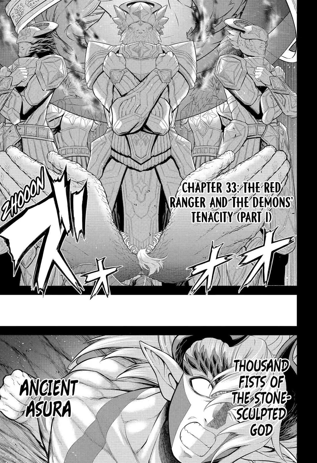 The Red Ranger Becomes an Adventurer in Another World Chapter 33 page 1 - Chapter 33