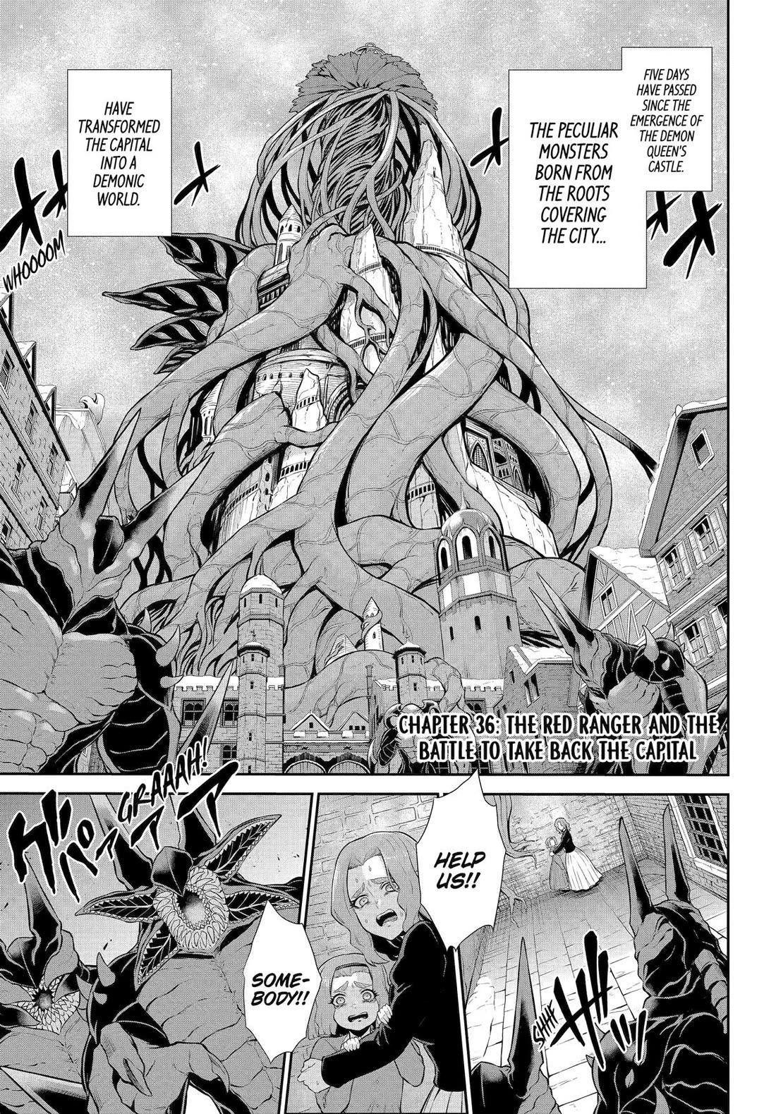 The Red Ranger Becomes an Adventurer in Another World Chapter 36 page 1 - Chapter 36