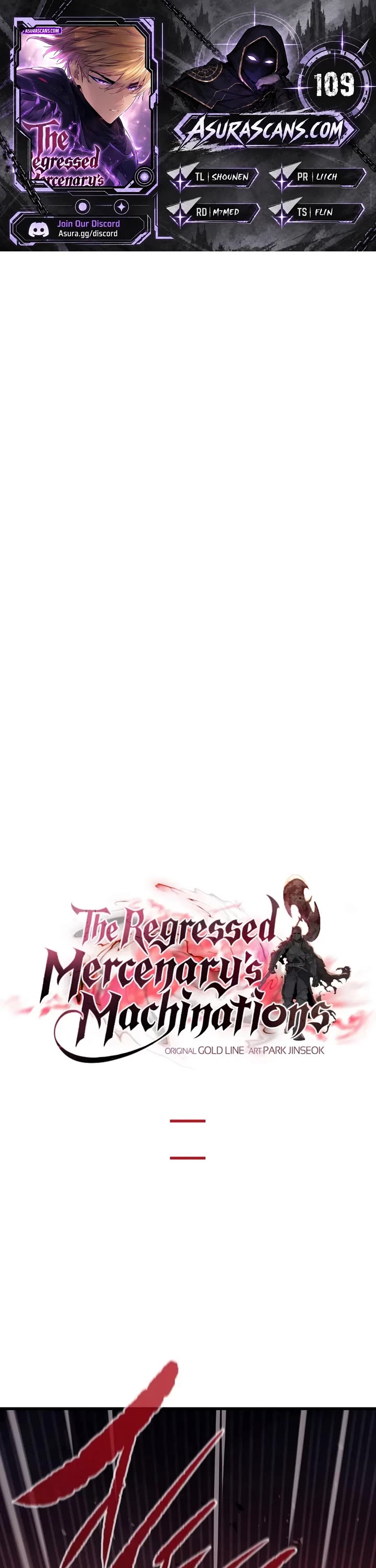The Regressed Mercenary's Machinations Chapter 109 page 1 - Chapter 109