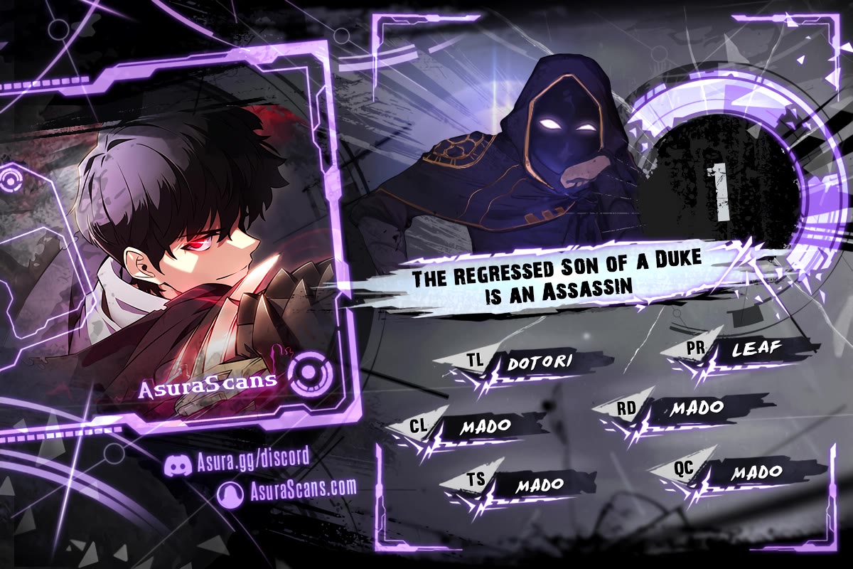 The Regressed Son of a Duke is an Assassin Chapter 1 page 1 - Chapter 1: Regression and Betrayal