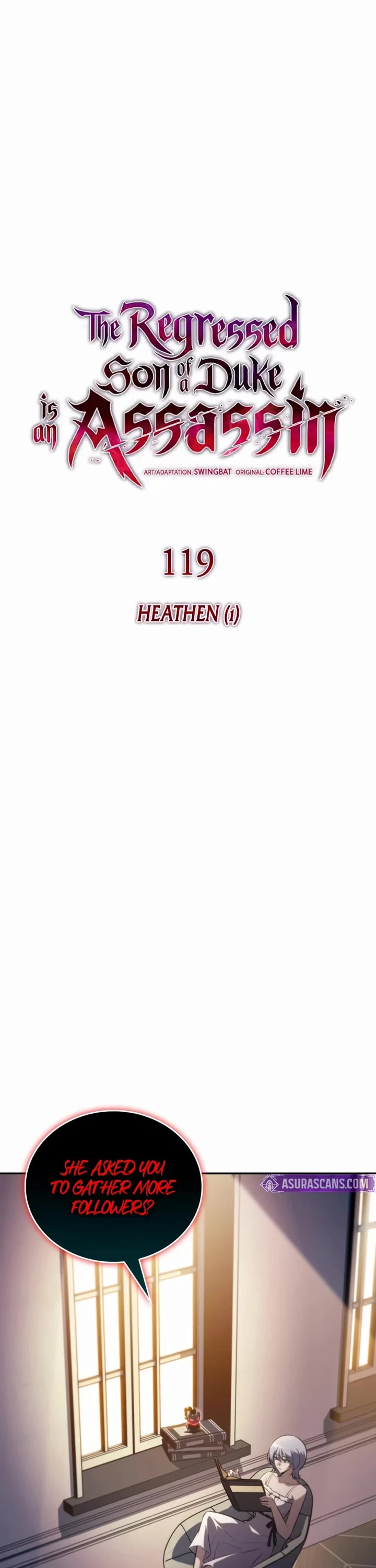 The Regressed Son of a Duke is an Assassin Chapter 119 page 8 - Chapter 119: Heathen (1)