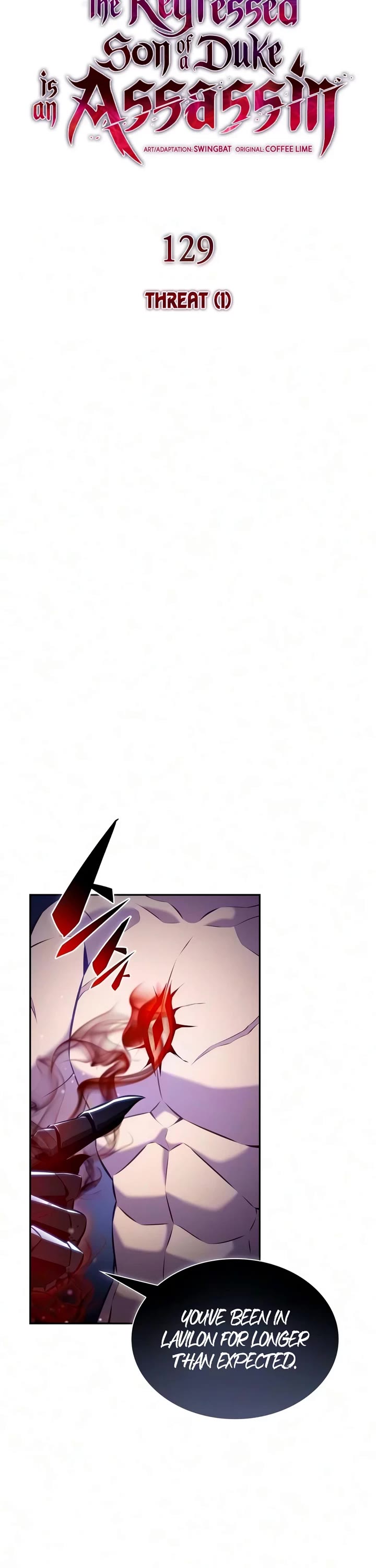 The Regressed Son of a Duke is an Assassin Chapter 129 page 14 - Chapter 129: Threat (1)