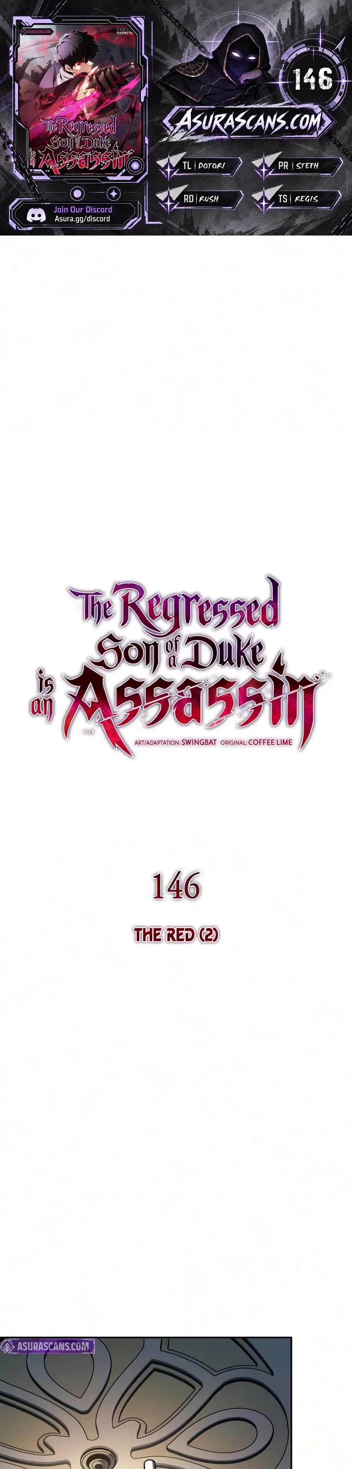 The Regressed Son of a Duke is an Assassin Chapter 146 page 1 - Chapter 146: The Red (2)