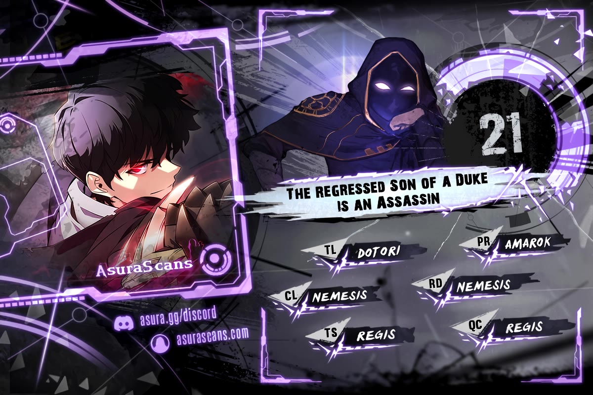 The Regressed Son of a Duke is an Assassin Chapter 21 page 1 - Chapter 21: Purification Project