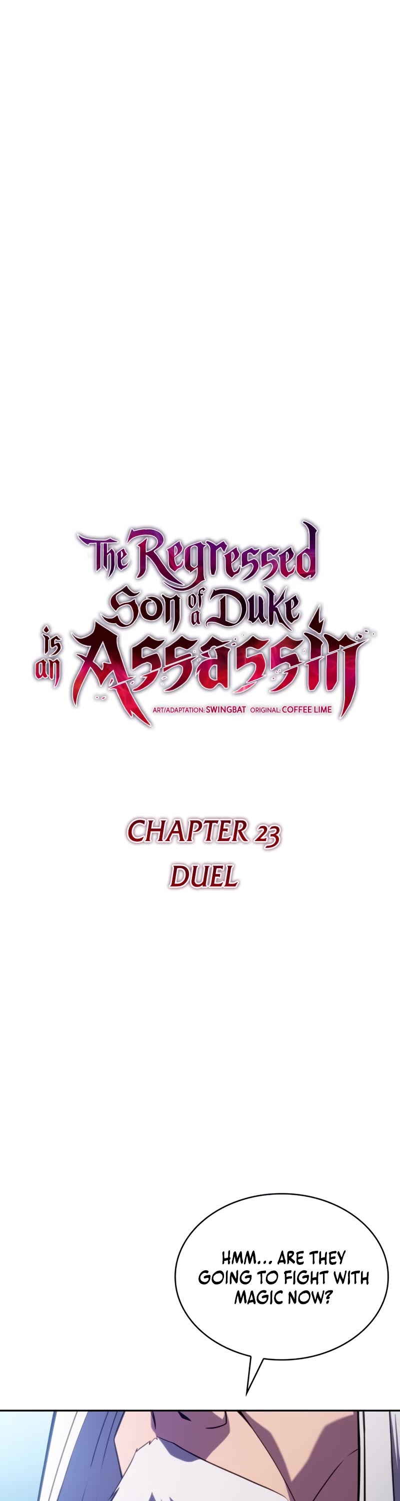 The Regressed Son of a Duke is an Assassin Chapter 23 page 12 - Chapter 23: Duel