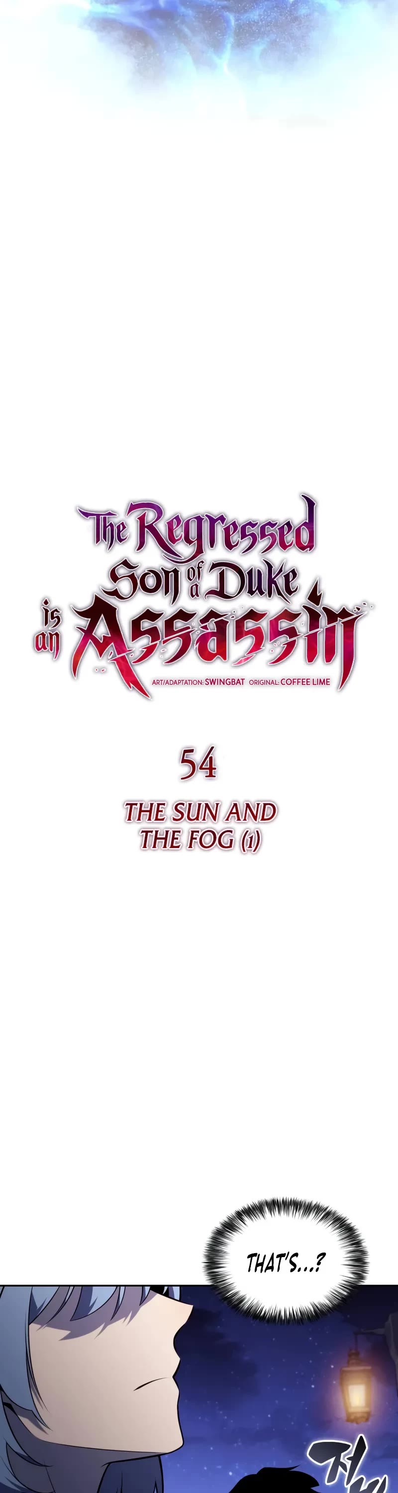 The Regressed Son of a Duke is an Assassin Chapter 54 page 18 - Chapter 54: The Sun And The Fog (1)