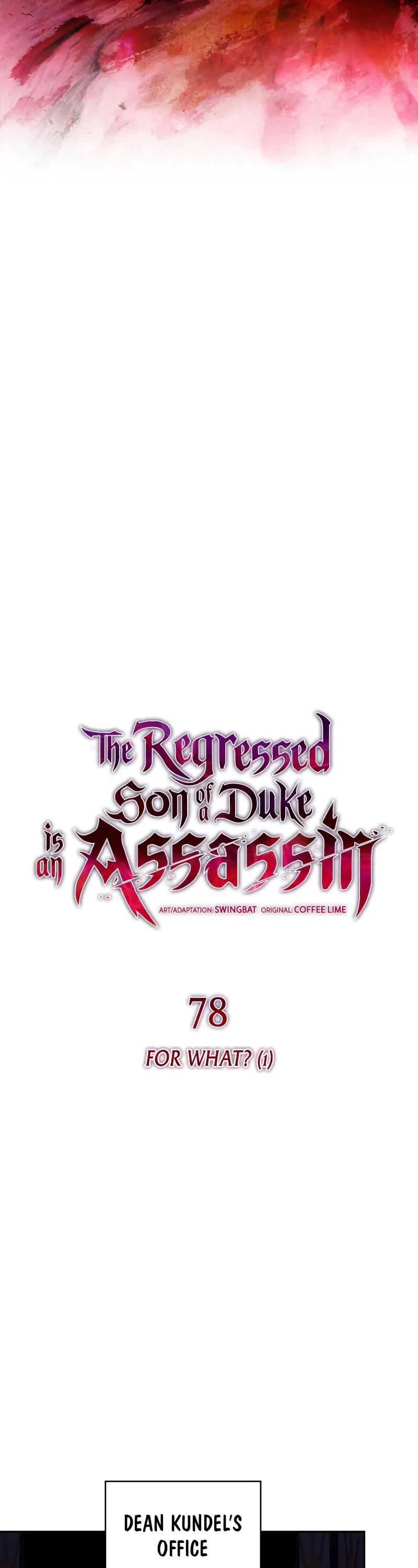 The Regressed Son of a Duke is an Assassin Chapter 78 page 19 - Chapter 78: For what? (1)
