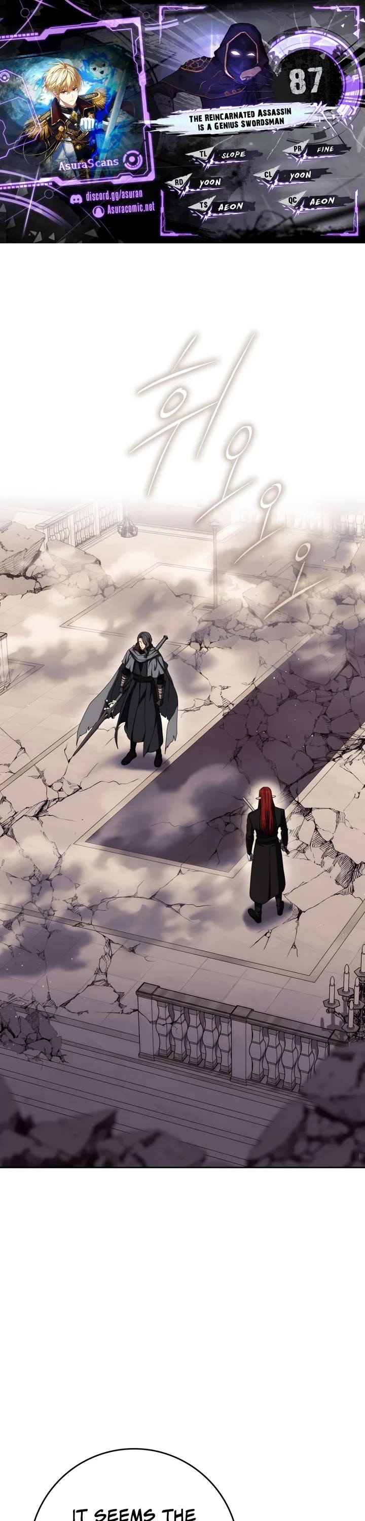 The Reincarnated Assassin is a Genius Swordsman Chapter 87 page 1 - Chapter 87