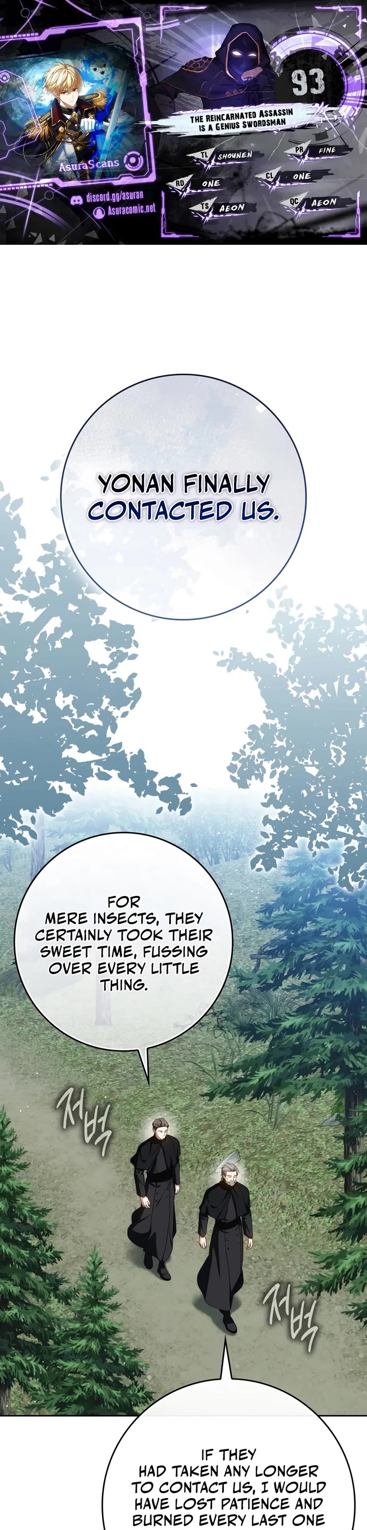The Reincarnated Assassin is a Genius Swordsman Chapter 93 page 1 - Chapter 93