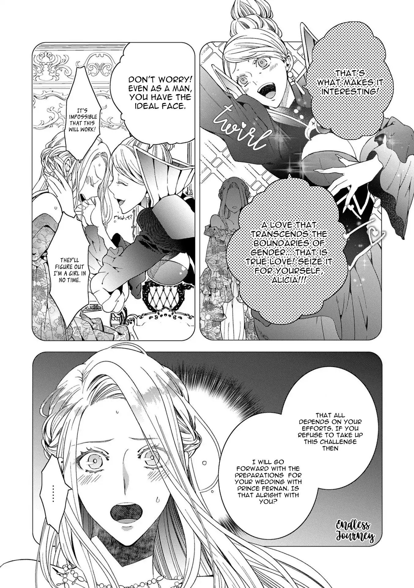 The Reincarnated Cross Dressing Princess Cannot Find a Marriage Partner Chapter 1 page 13 - Chapter 1