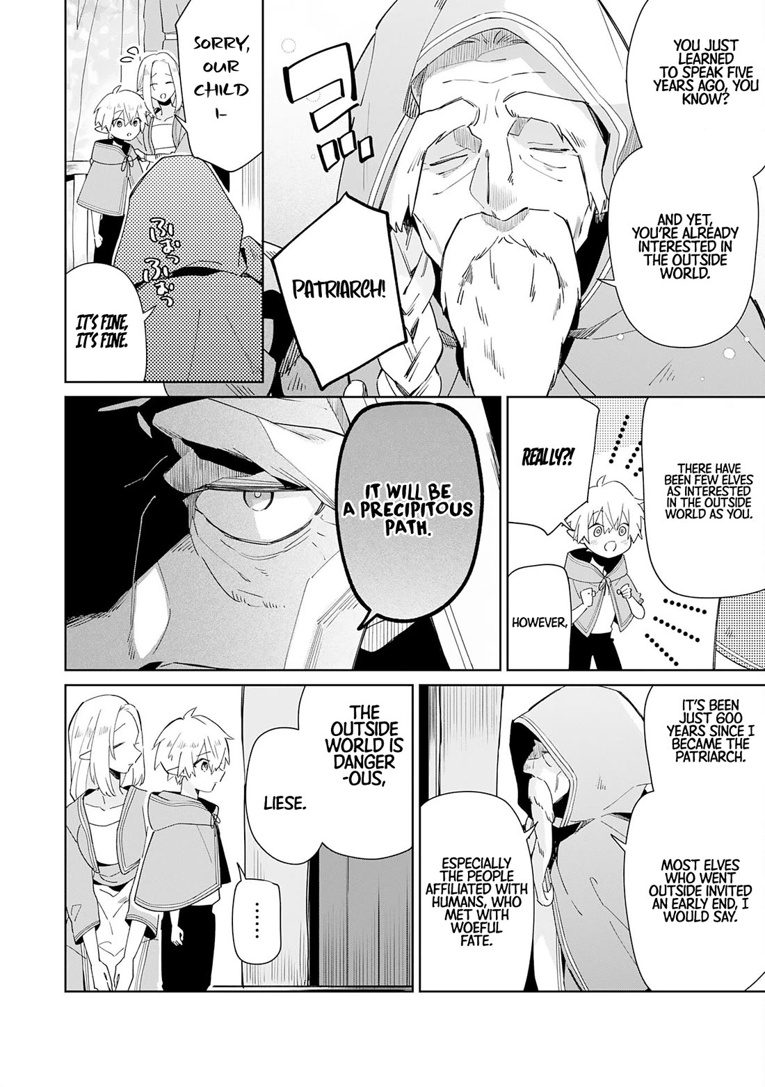 The Reincarnated Elf Left on a Journey to Master His Magic and With His Extra Lifespan Became a Living Legend Chapter 1 page 10 - Chapter 1