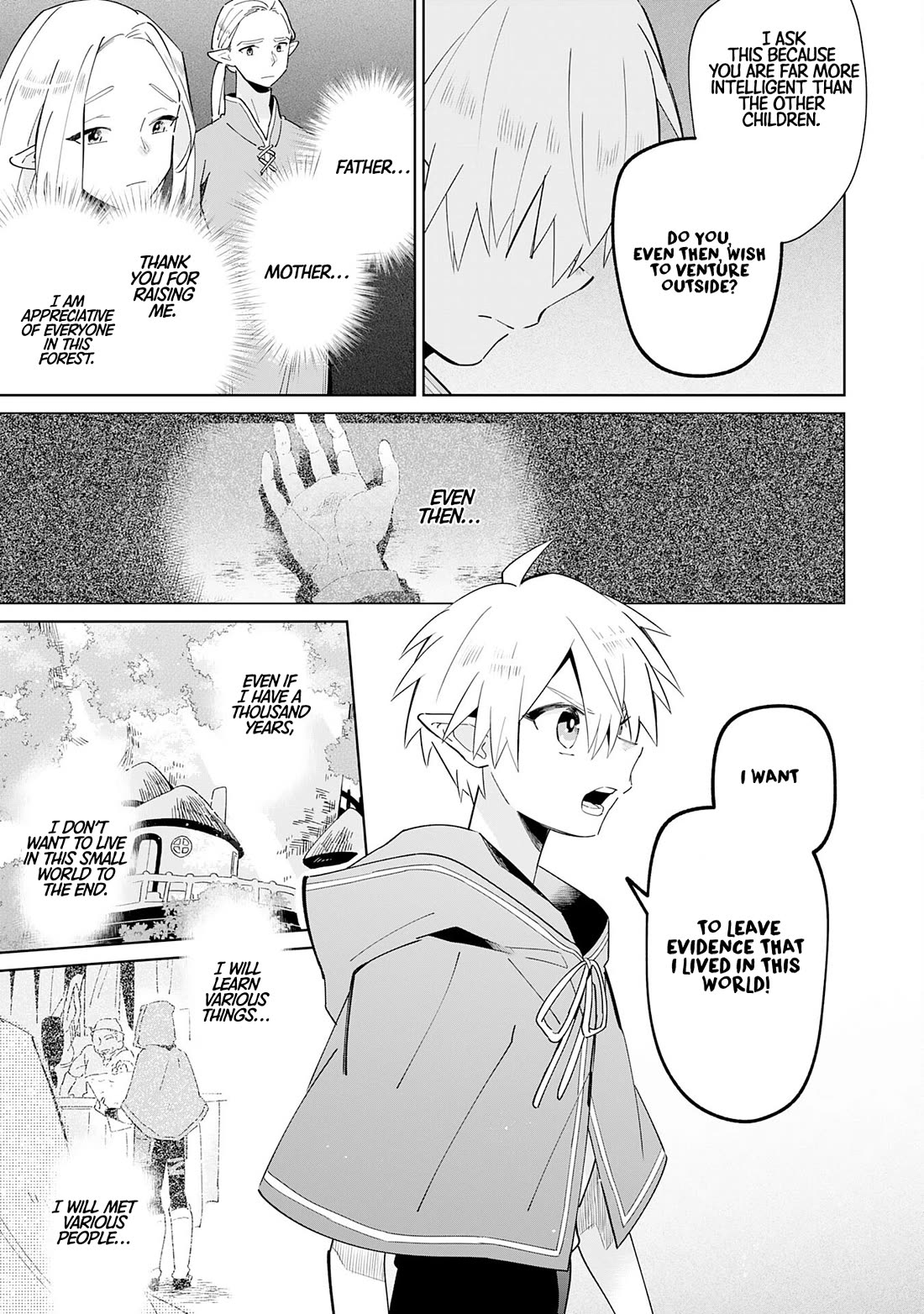 The Reincarnated Elf Left on a Journey to Master His Magic and With His Extra Lifespan Became a Living Legend Chapter 1 page 11 - Chapter 1