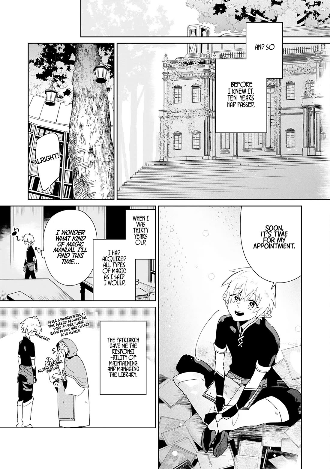 The Reincarnated Elf Left on a Journey to Master His Magic and With His Extra Lifespan Became a Living Legend Chapter 1 page 21 - Chapter 1