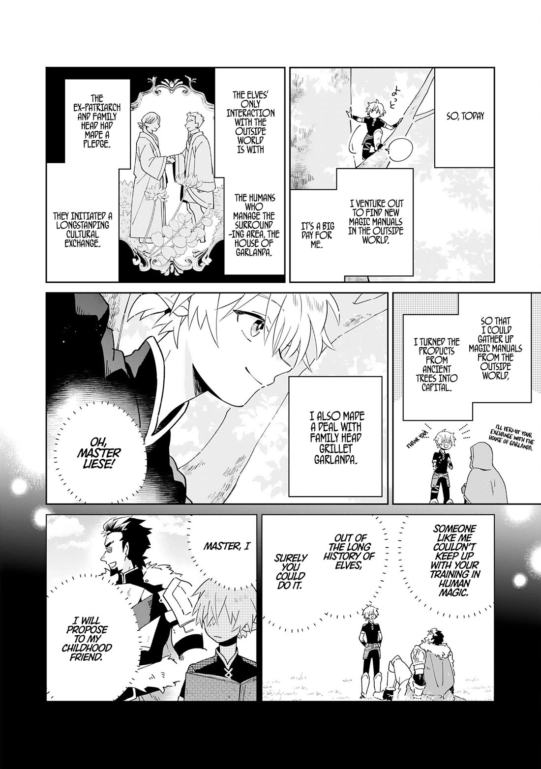 The Reincarnated Elf Left on a Journey to Master His Magic and With His Extra Lifespan Became a Living Legend Chapter 1 page 22 - Chapter 1