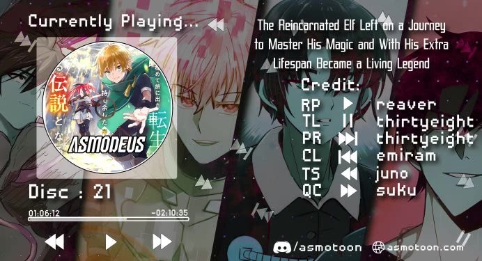 The Reincarnated Elf Left on a Journey to Master His Magic and With His Extra Lifespan Became a Living Legend Chapter 21 thumbnail