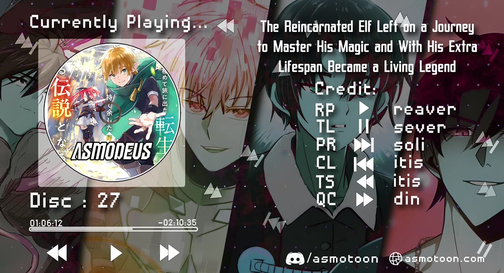 The Reincarnated Elf Left on a Journey to Master His Magic and With His Extra Lifespan Became a Living Legend Chapter 27 page 1 - Chapter 27