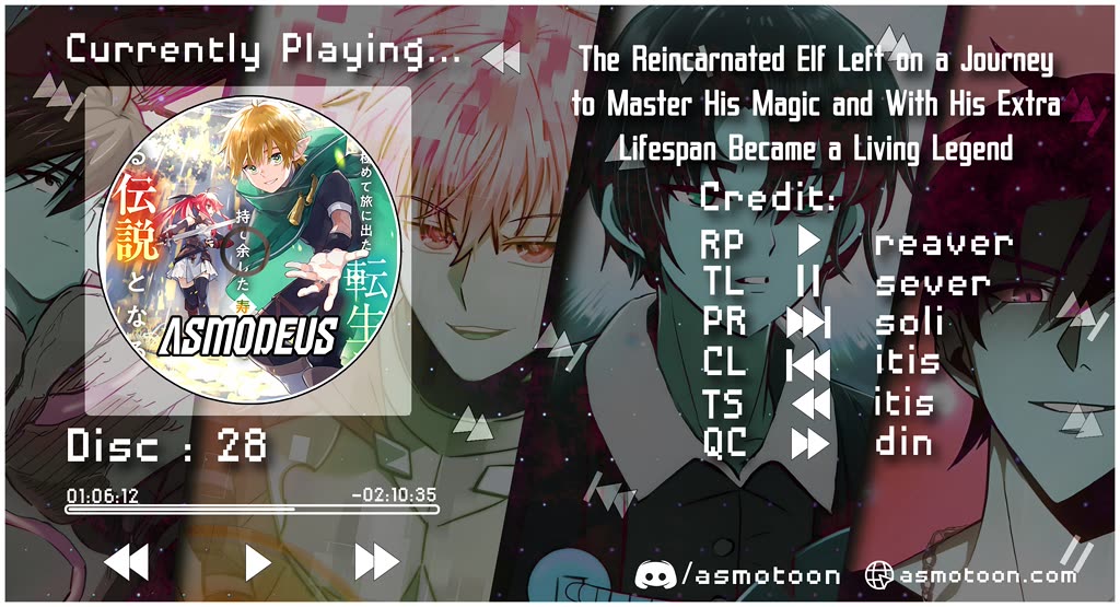The Reincarnated Elf Left on a Journey to Master His Magic and With His Extra Lifespan Became a Living Legend Chapter 28 page 1 - Chapter 28