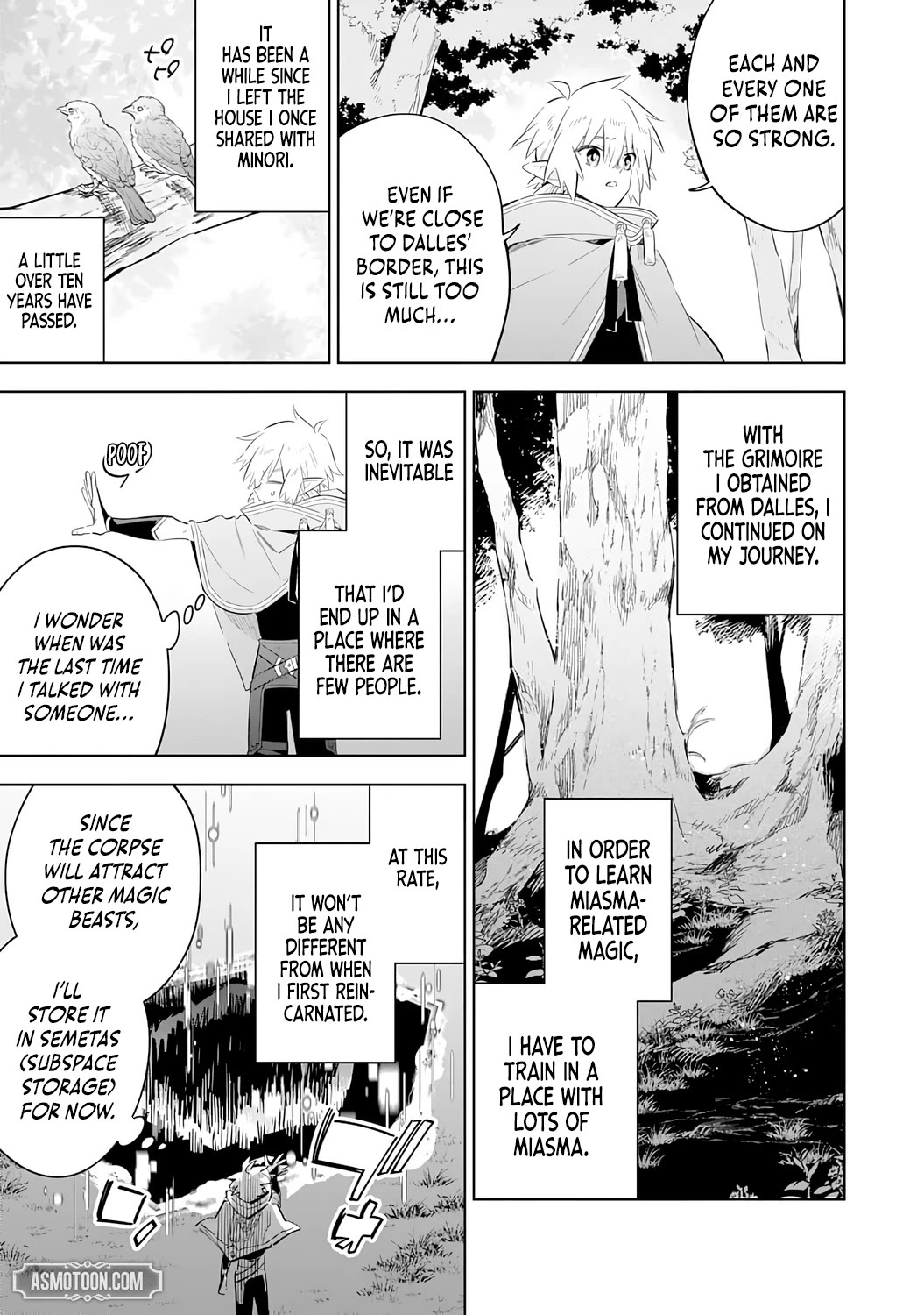 The Reincarnated Elf Left on a Journey to Master His Magic and With His Extra Lifespan Became a Living Legend Chapter 28 page 6 - Chapter 28
