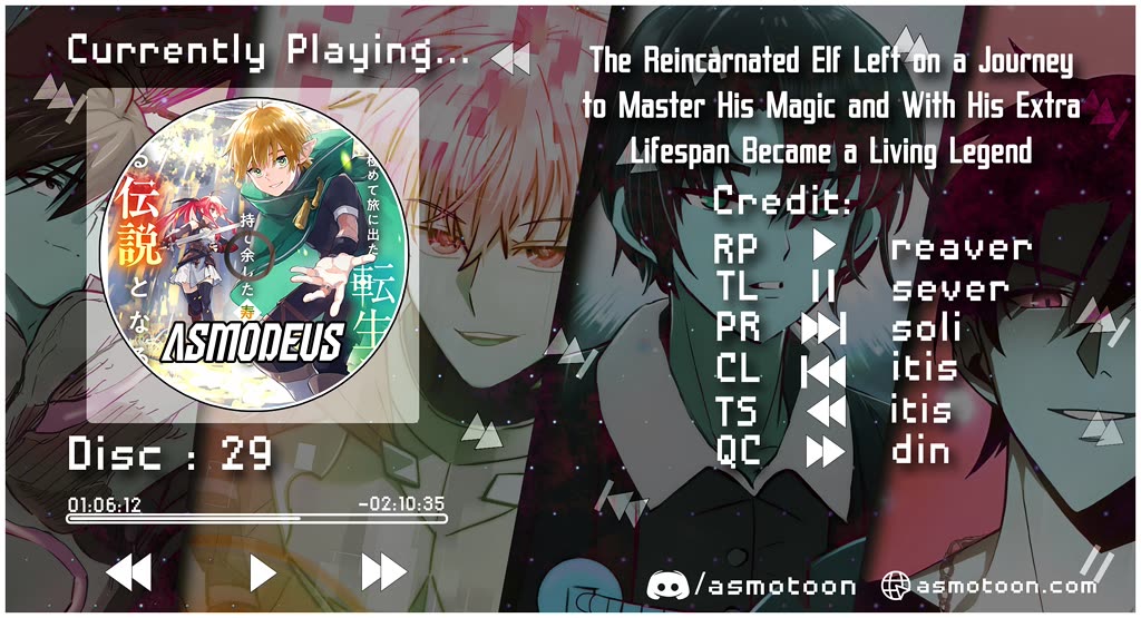 The Reincarnated Elf Left on a Journey to Master His Magic and With His Extra Lifespan Became a Living Legend Chapter 29 page 1 - Chapter 29