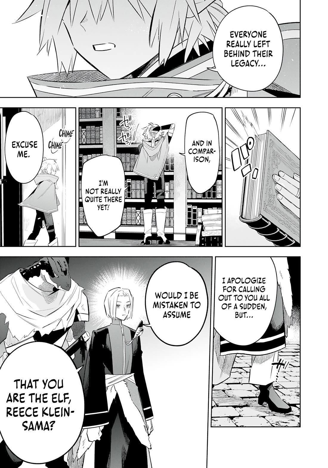 The Reincarnated Elf Left on a Journey to Master His Magic and With His Extra Lifespan Became a Living Legend Chapter 31 page 8 - Chapter 31