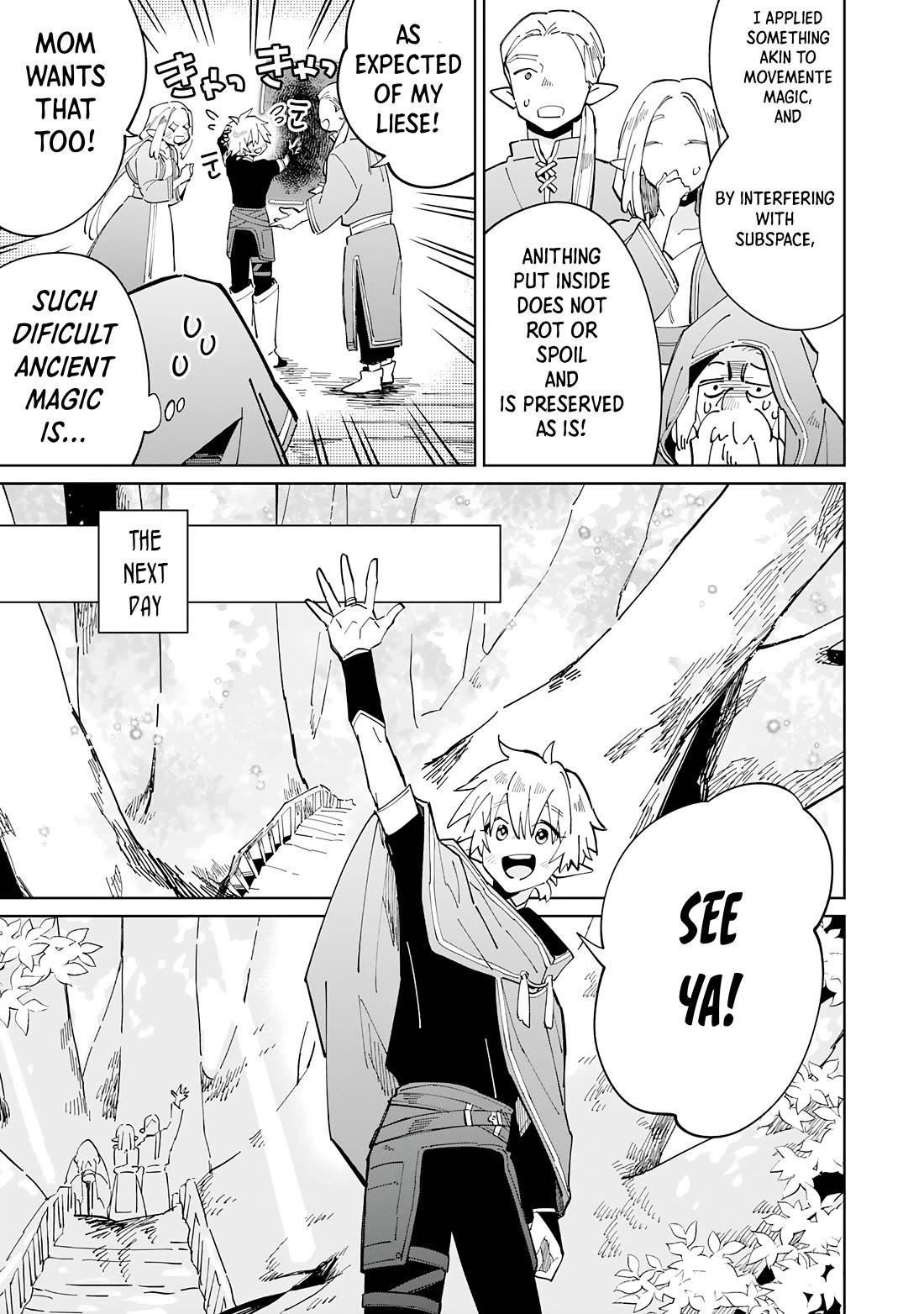 The Reincarnated Elf Left on a Journey to Master His Magic and With His Extra Lifespan Became a Living Legend Chapter 4 page 11 - Chapter 4