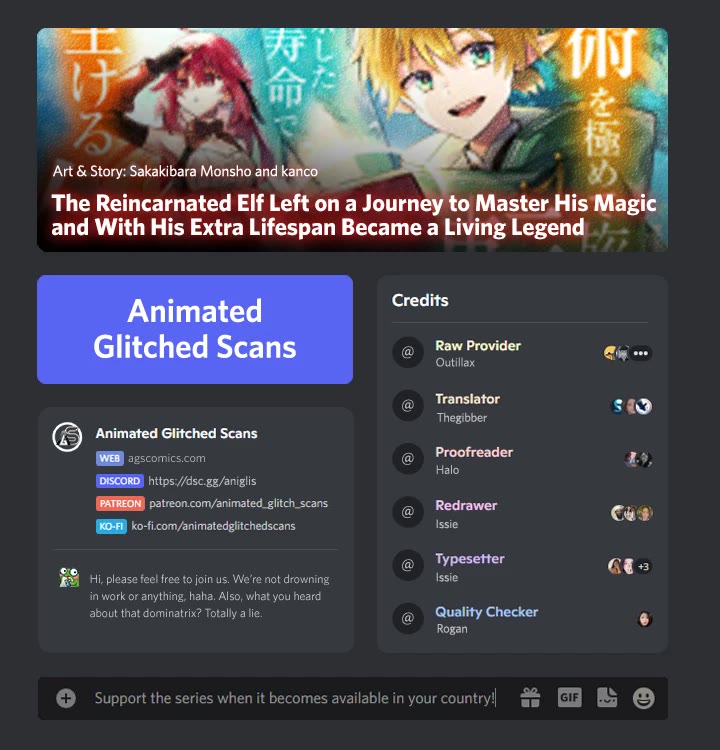 The Reincarnated Elf Left on a Journey to Master His Magic and With His Extra Lifespan Became a Living Legend Chapter 7 page 1 - Chapter 7