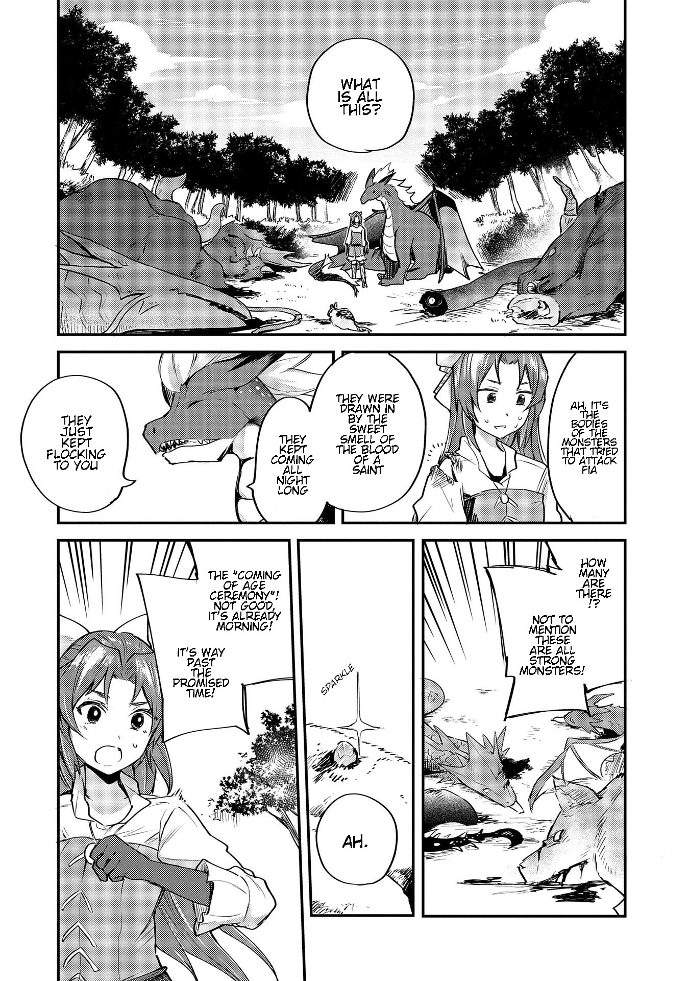 The Reincarnated Great Saint Hides That She's a Saint Chapter 1.2 page 12 - Chapter 1.2