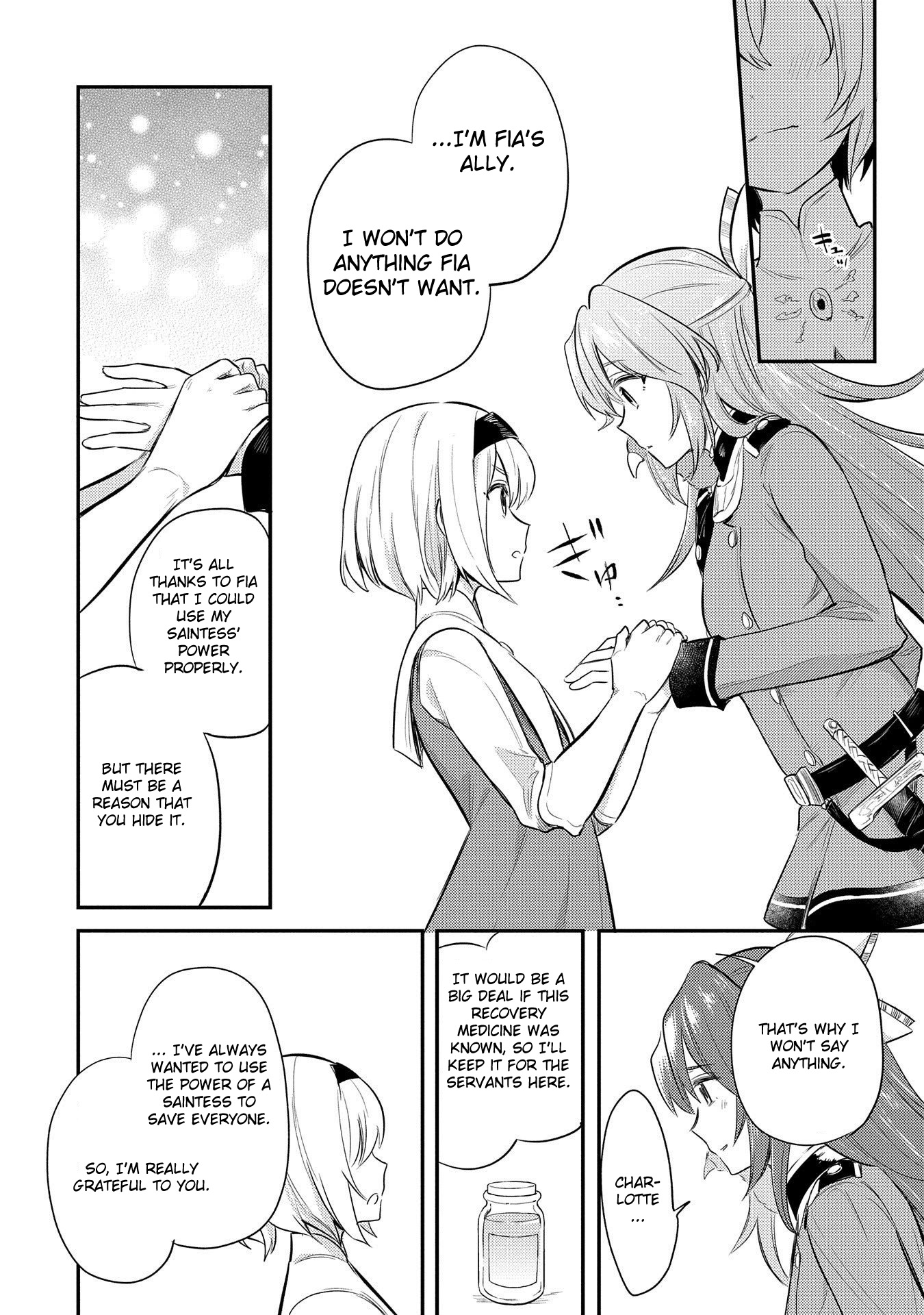 The Reincarnated Great Saint Hides That She's a Saint Chapter 10 page 8 - Chapter 10: Knight's imperial conference